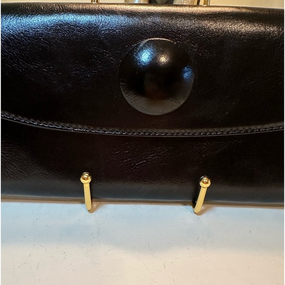 Hobo black leather clutch. Like new condition - Picture 2 of 9